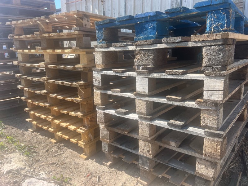 Palettes perdues consignées pour le recyclage