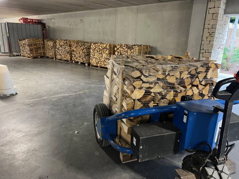 Bois pour cuisson sur palette