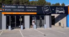 Archiflam: Vente et installation de cheminées, poêles à bois et à granules Aix en Provence Archiflam